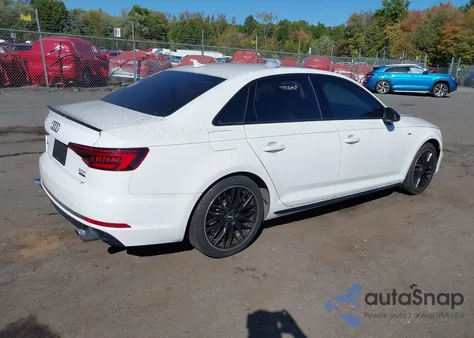 2018 Audi A4 2.0T Premium/2.0T Tech Premium z USA, uszkodzony, nr VIN WAUENAF48JA215609
